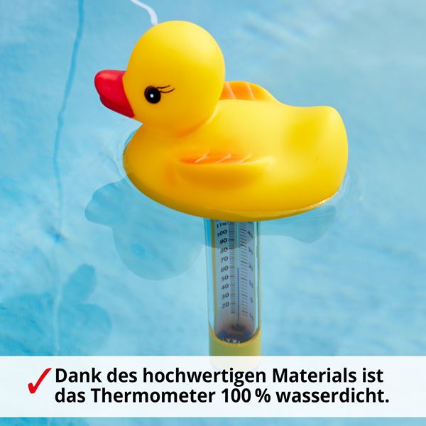Wasser Thermometer Ente 060512