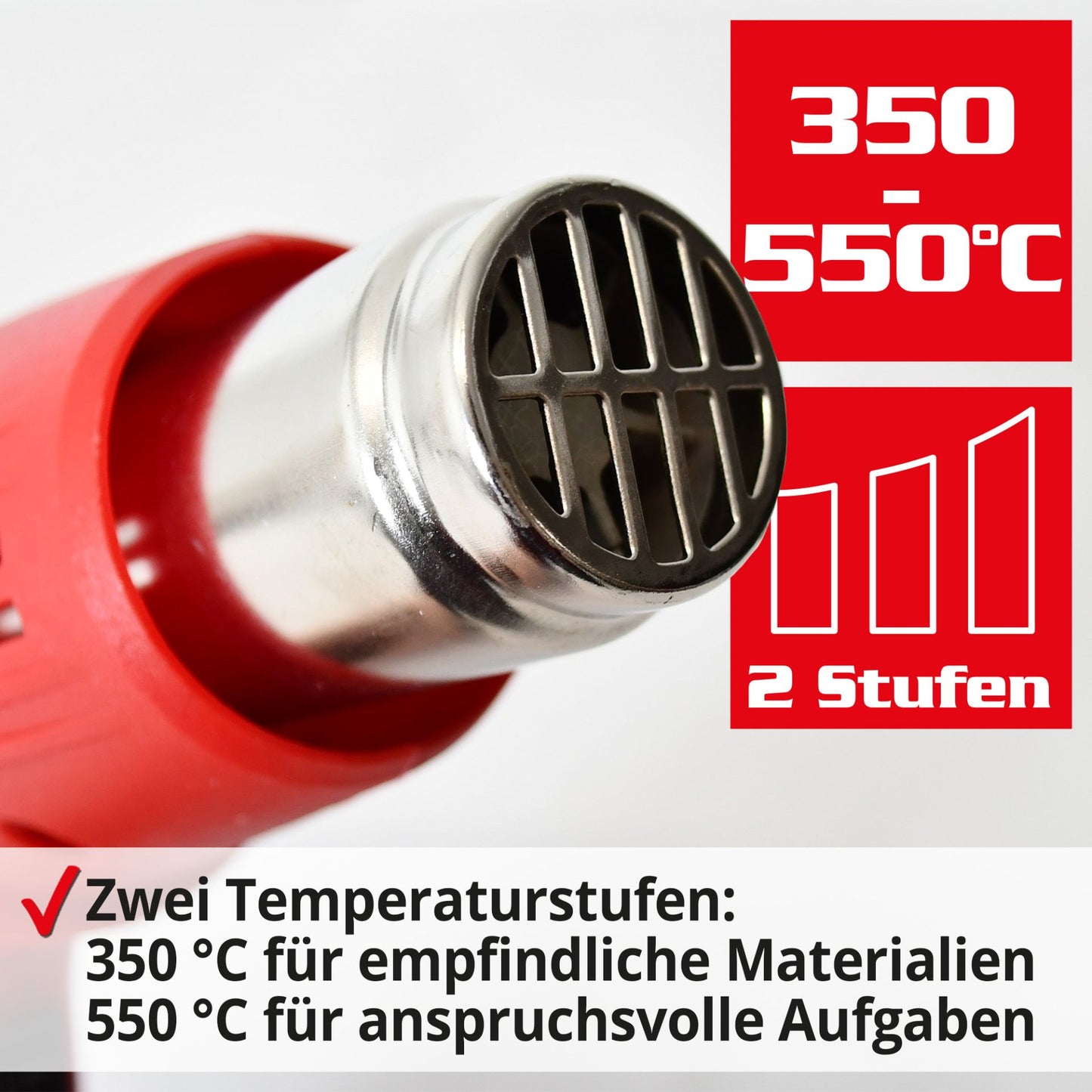 Heißluftgebläse 2000 W
