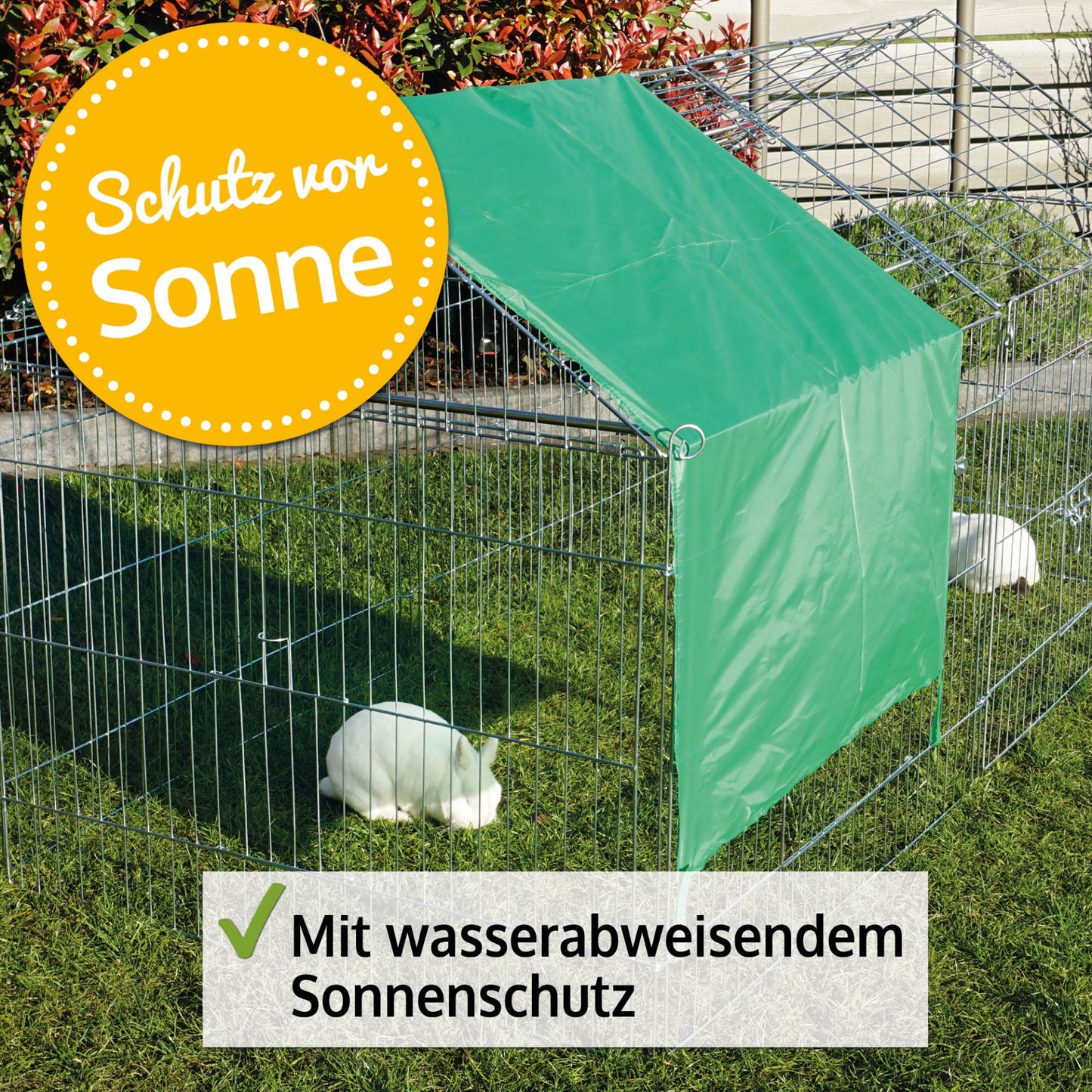 Auslaufgehege Kleingehege Tiergehege Maße: 200 × 102 × 96 cm