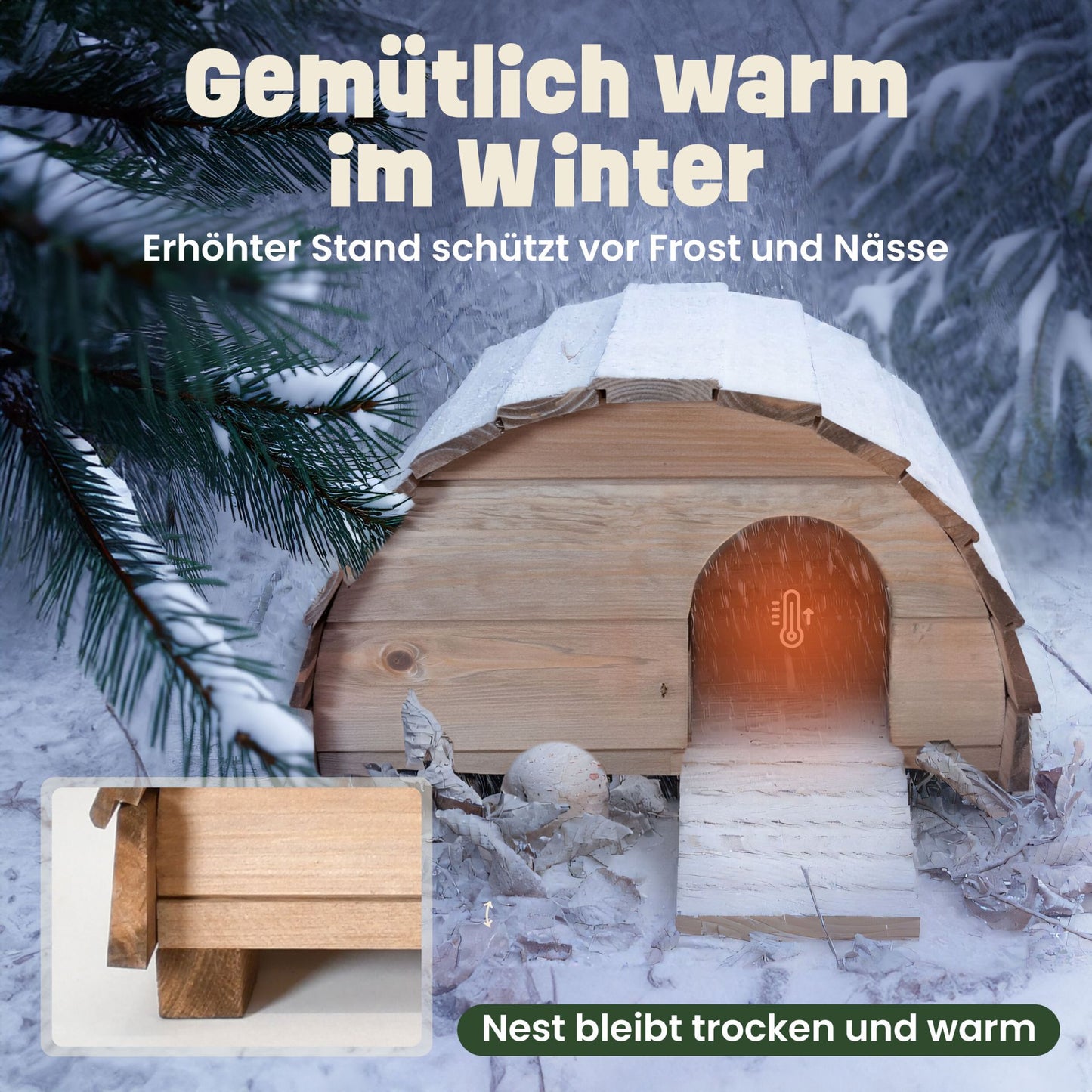 Igelhaus Igelhöhle Schlafplatz Manni