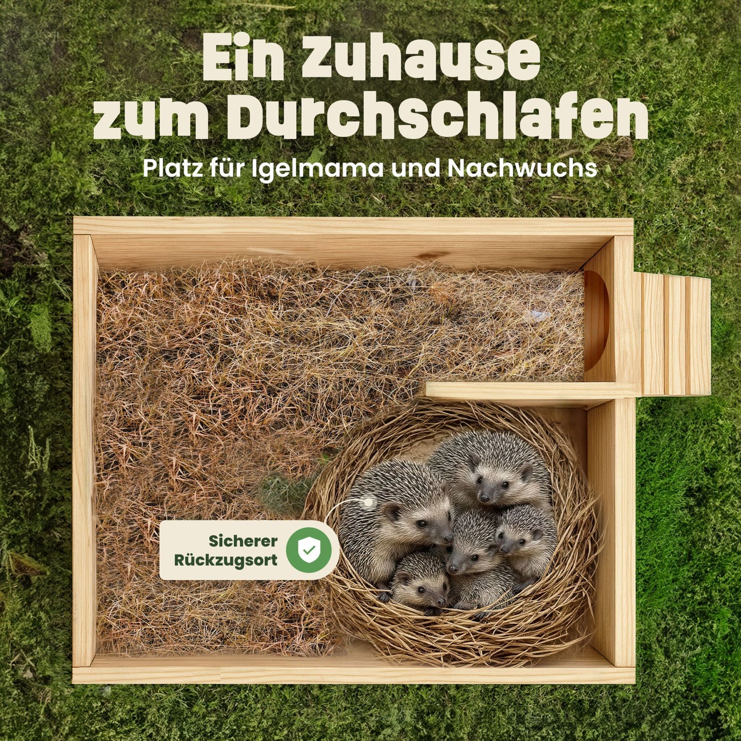 Igelhaus Igelhöhle Schlafplatz Manni