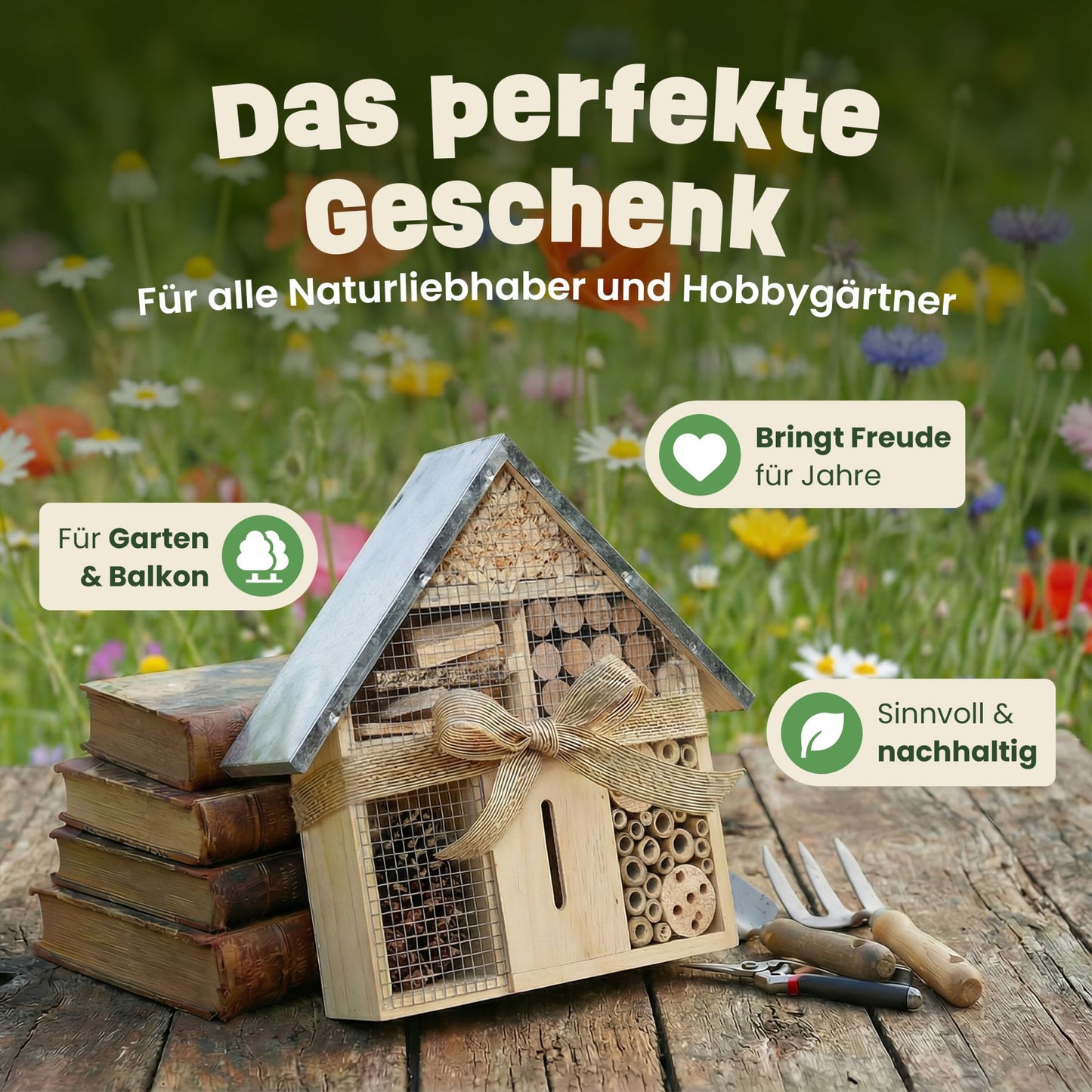 Insektenhotel Wildbienen Insekten Insektenhaus Bienenhotel 46802