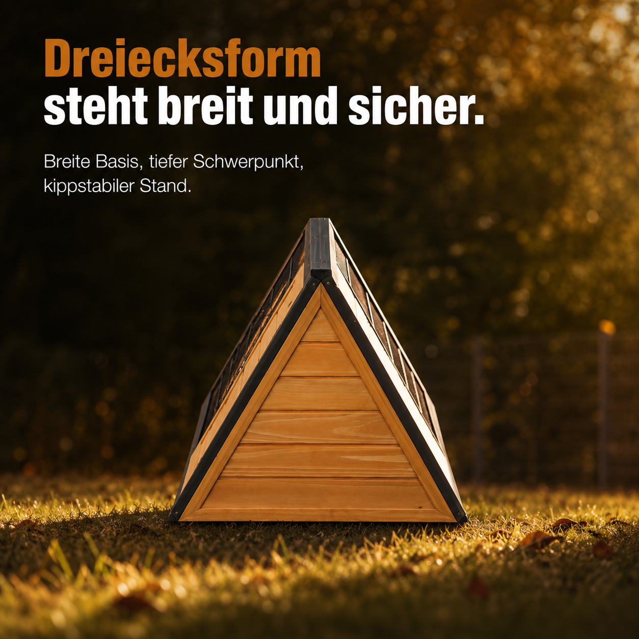 Hasenstall Kaninchenstall Meerschweinchenstall braun