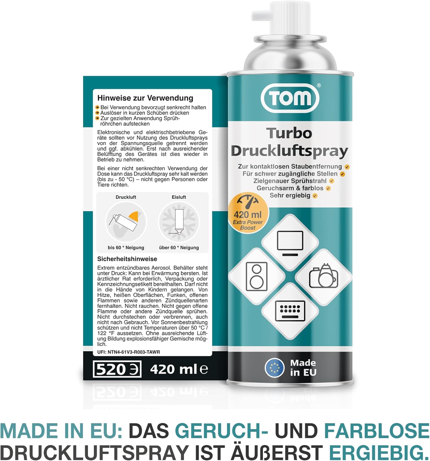 Druckluftspray 6er Set