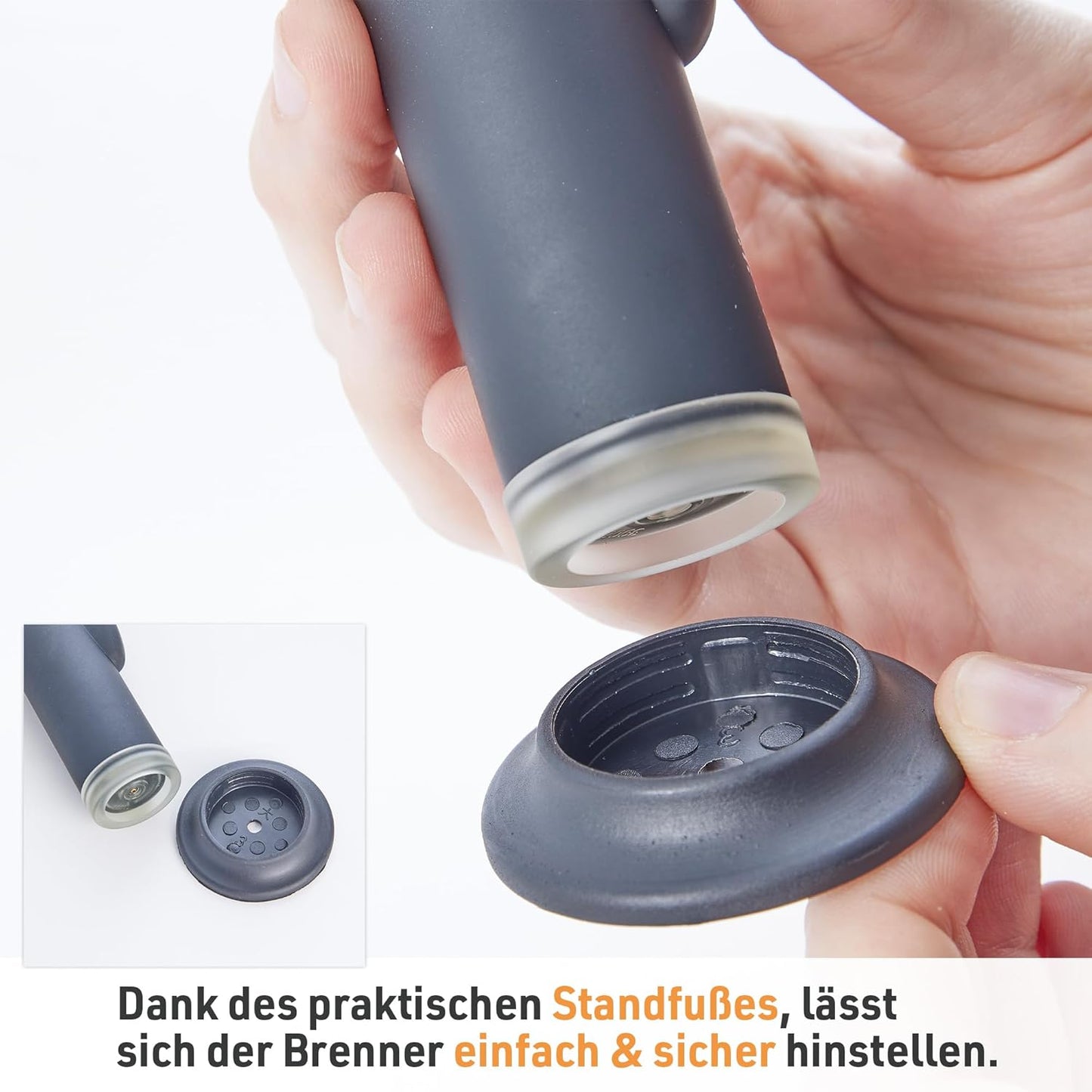 Sturmfeuerzeug Tokyo Schwarz + 100 ml Nachfüllgas