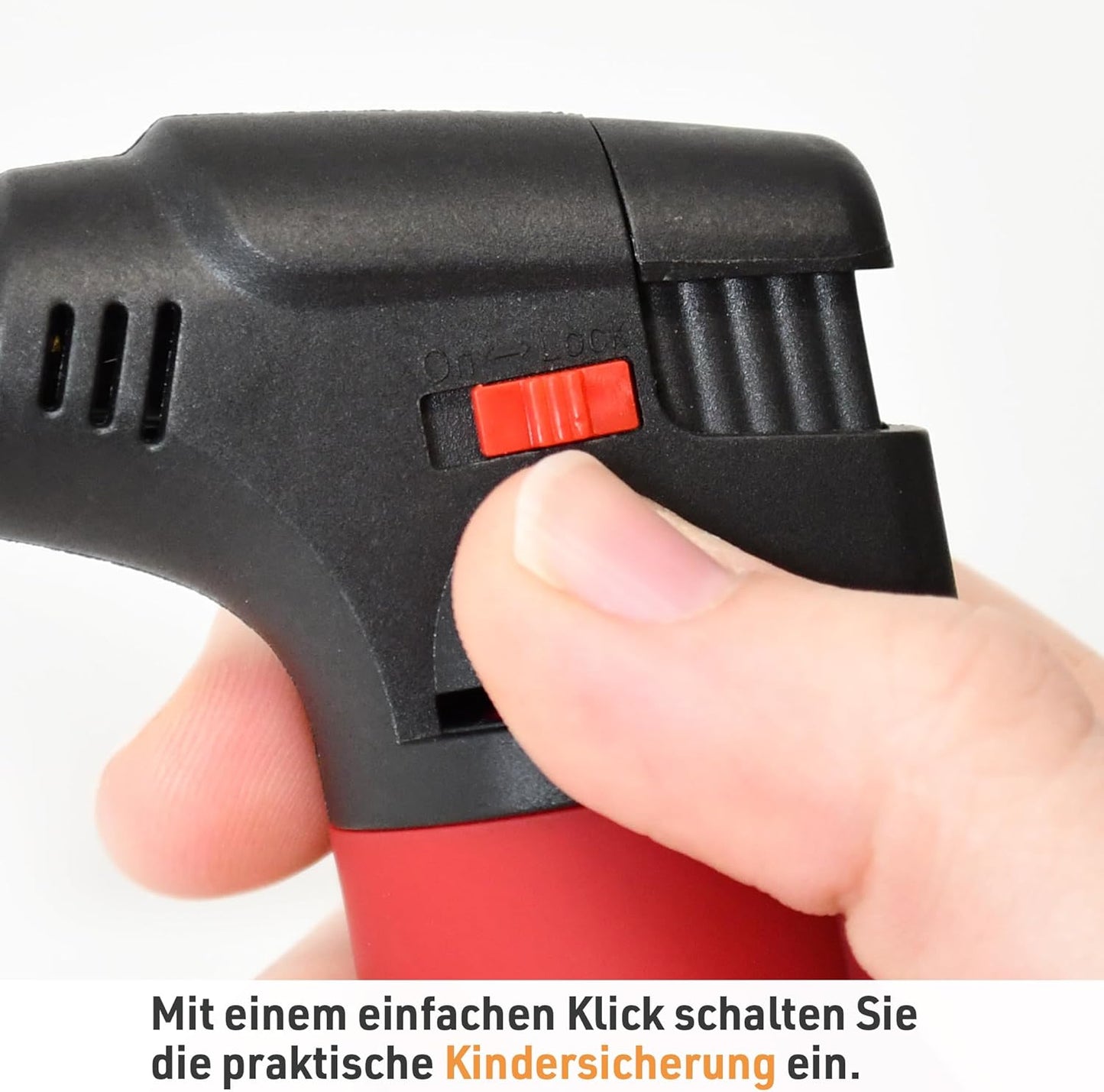 Sturmfeuerzeug Tokyo Rot + 100 ml Nachfüllgas