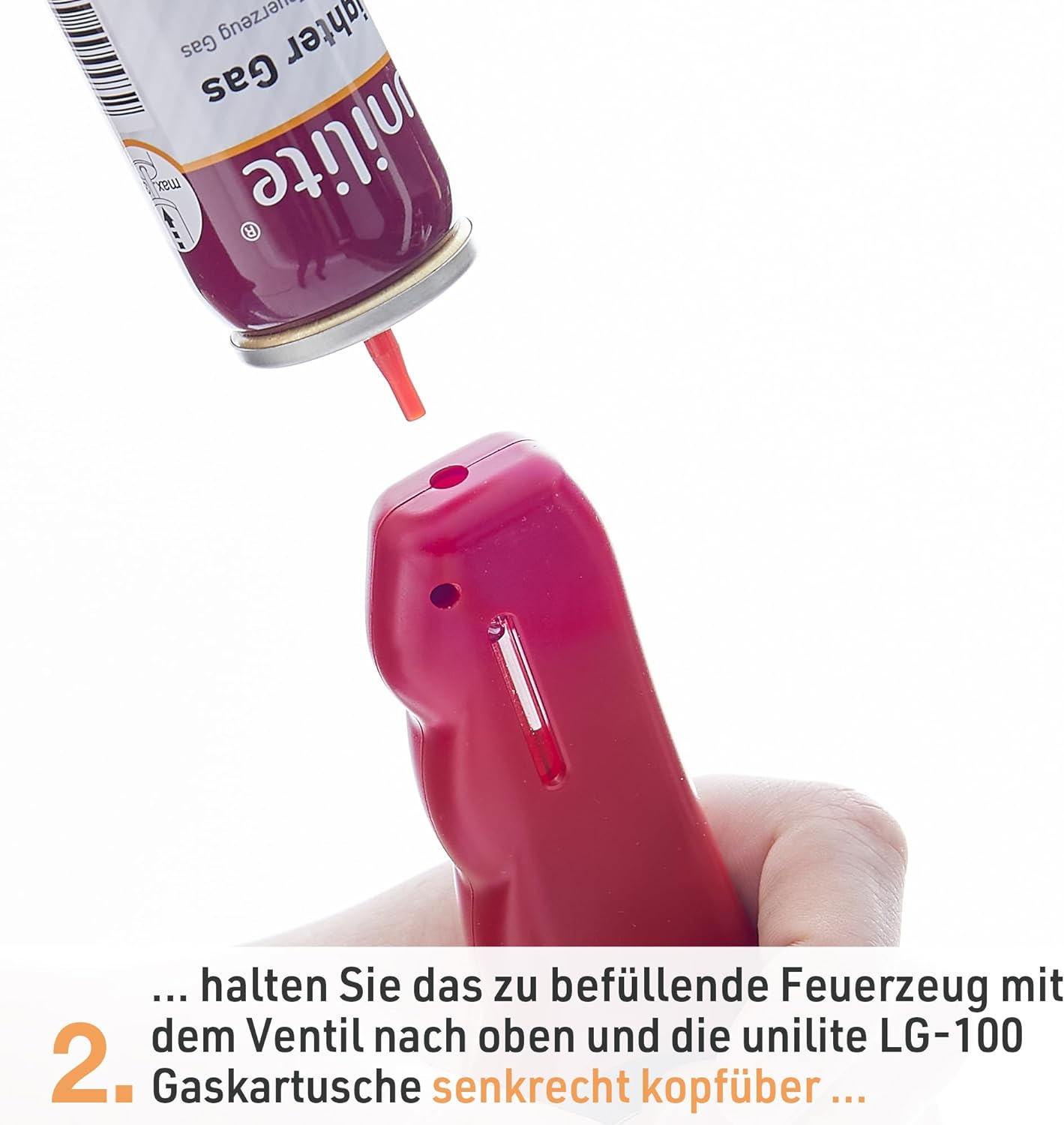UNILITE 12x Feuerzeuggas 100 ml Kartusche
