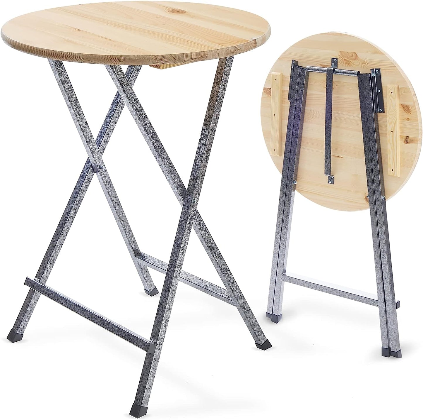 Stehtisch Gartentisch Klapptisch Bistrotisch Massive Tischplatte aus FSC Holz