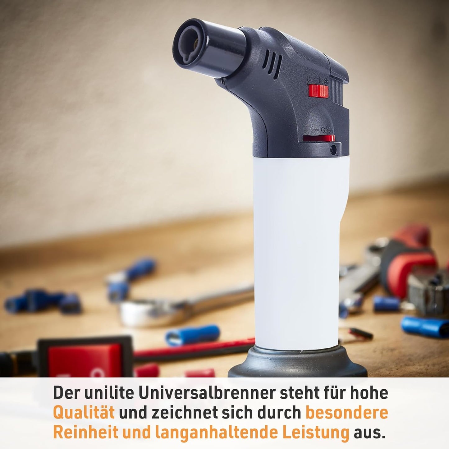 Sturmfeuerzeug Tokyo Weiss + 100 ml Nachfüllgas