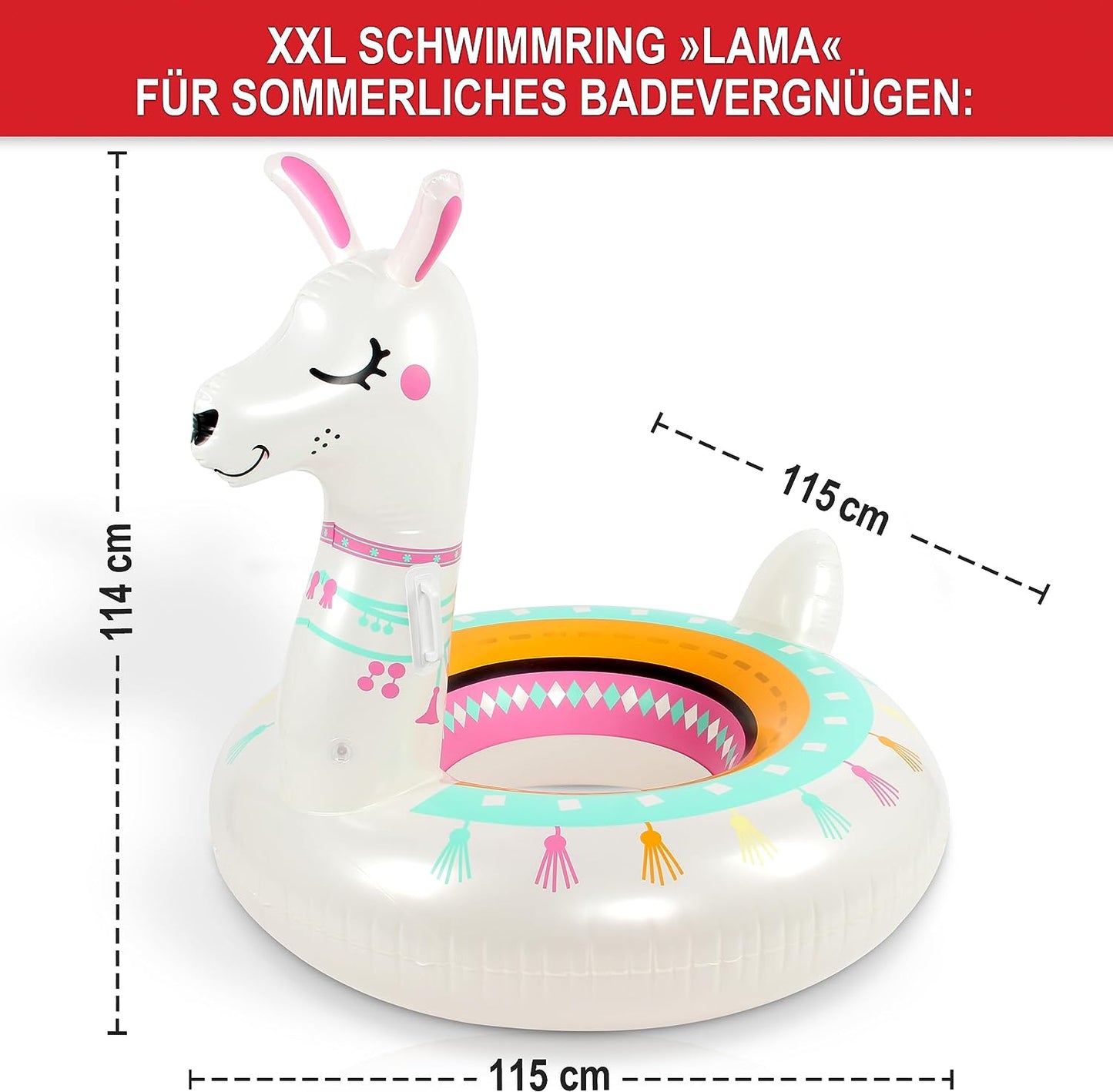 Lama Pool Spielzeug Schwimmtier Aufblasbar Badetier