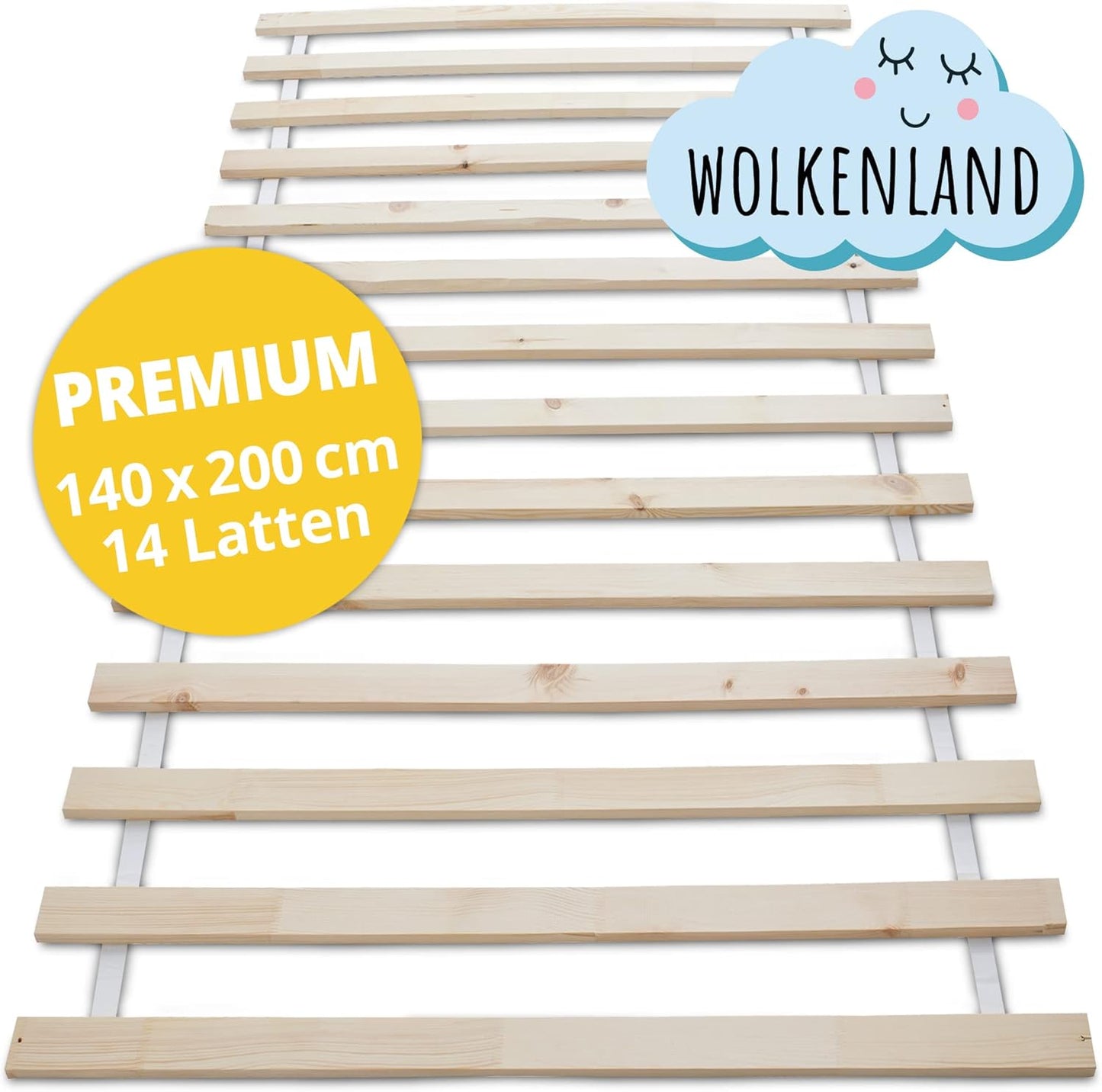 Rolllattenrost Lattenrost 140x 200 cm 14 Latten