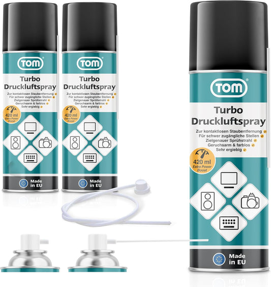 Druckluftspray 3er Set