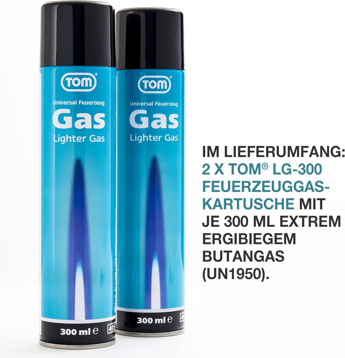 Feuerzeuggas 2 mal 300ml