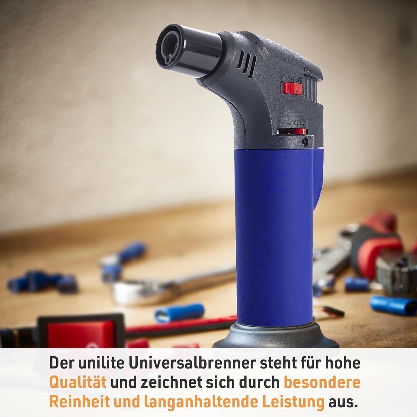 Sturmfeuerzeug Tokyo Blau + 100 ml Nachfüllgas