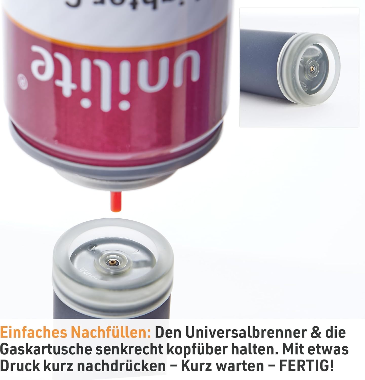 Sturmfeuerzeug Tokyo Schwarz + 100 ml Nachfüllgas