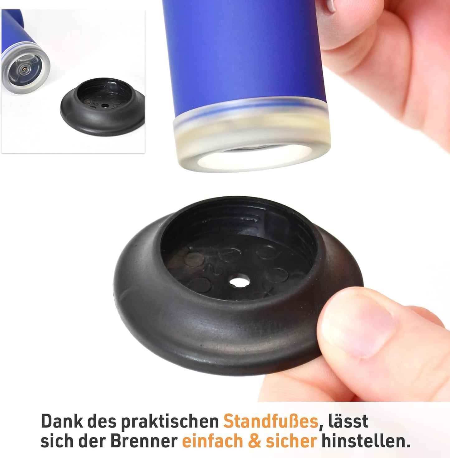 Sturmfeuerzeug Tokyo Blau + 100 ml Nachfüllgas