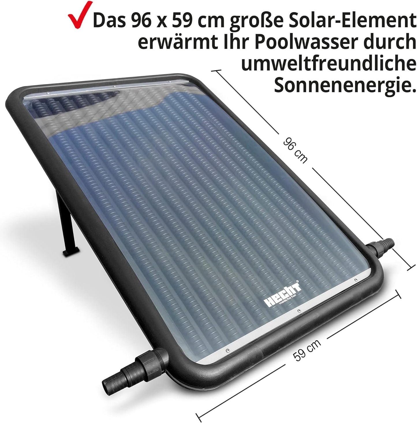 BITTE LESEN !!! Retourenware ! Solar Poolheizung Solarkollektor 12 l Wasserinhalt Solarheizung Pool Swimmingpool
