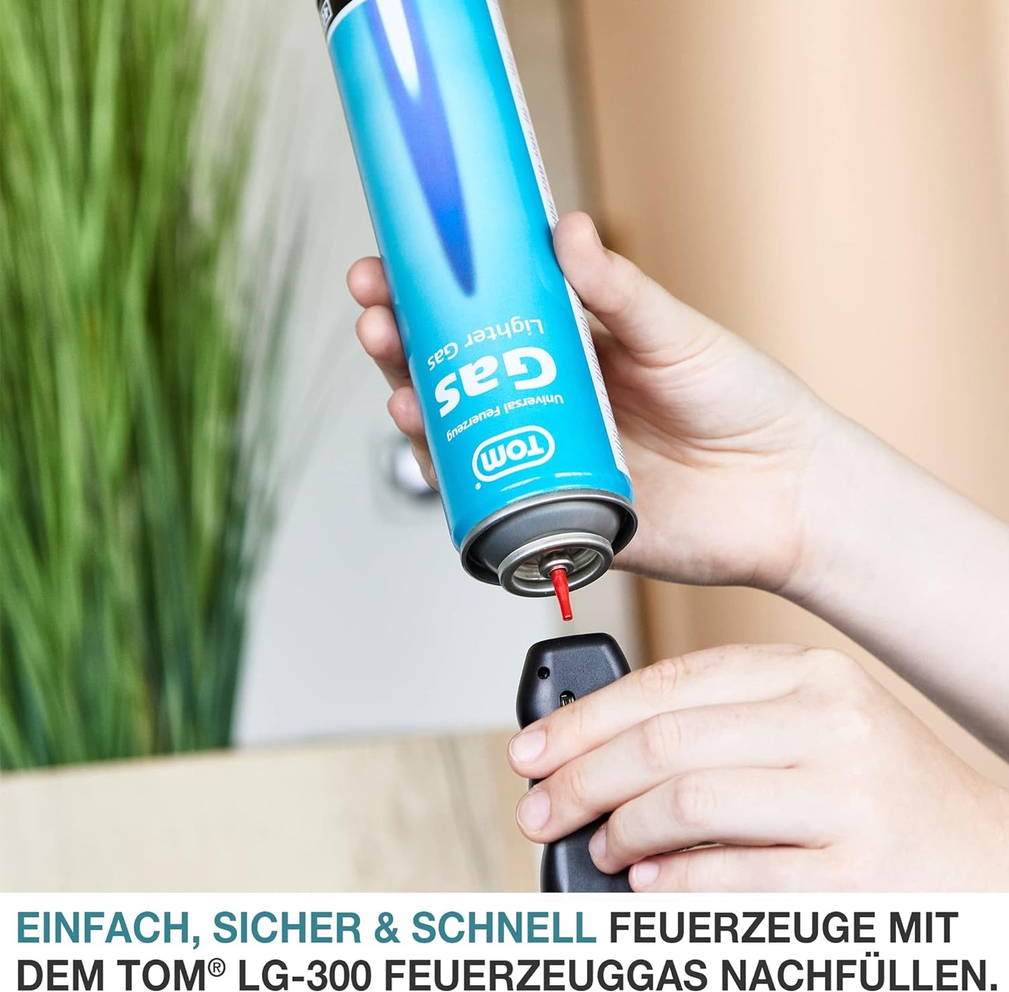 Feuerzeuggas 4 mal 300ml