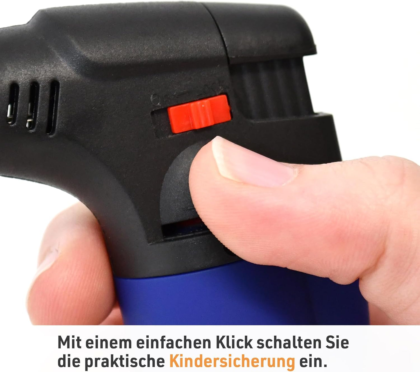 Sturmfeuerzeug Tokyo Blau + 100 ml Nachfüllgas
