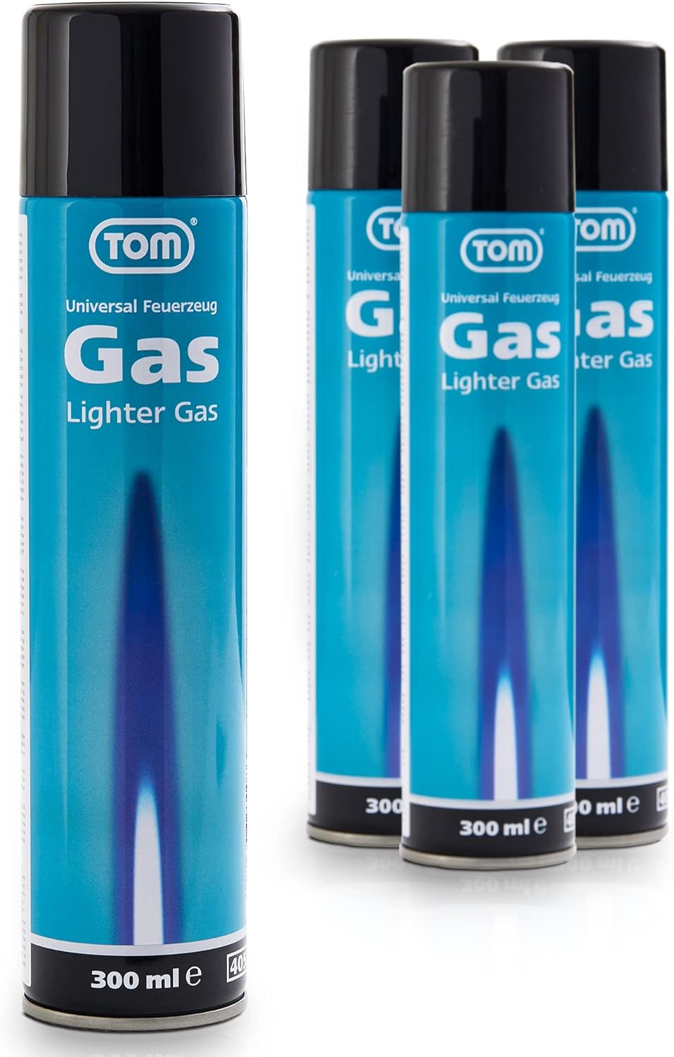 Feuerzeuggas 4 mal 300ml