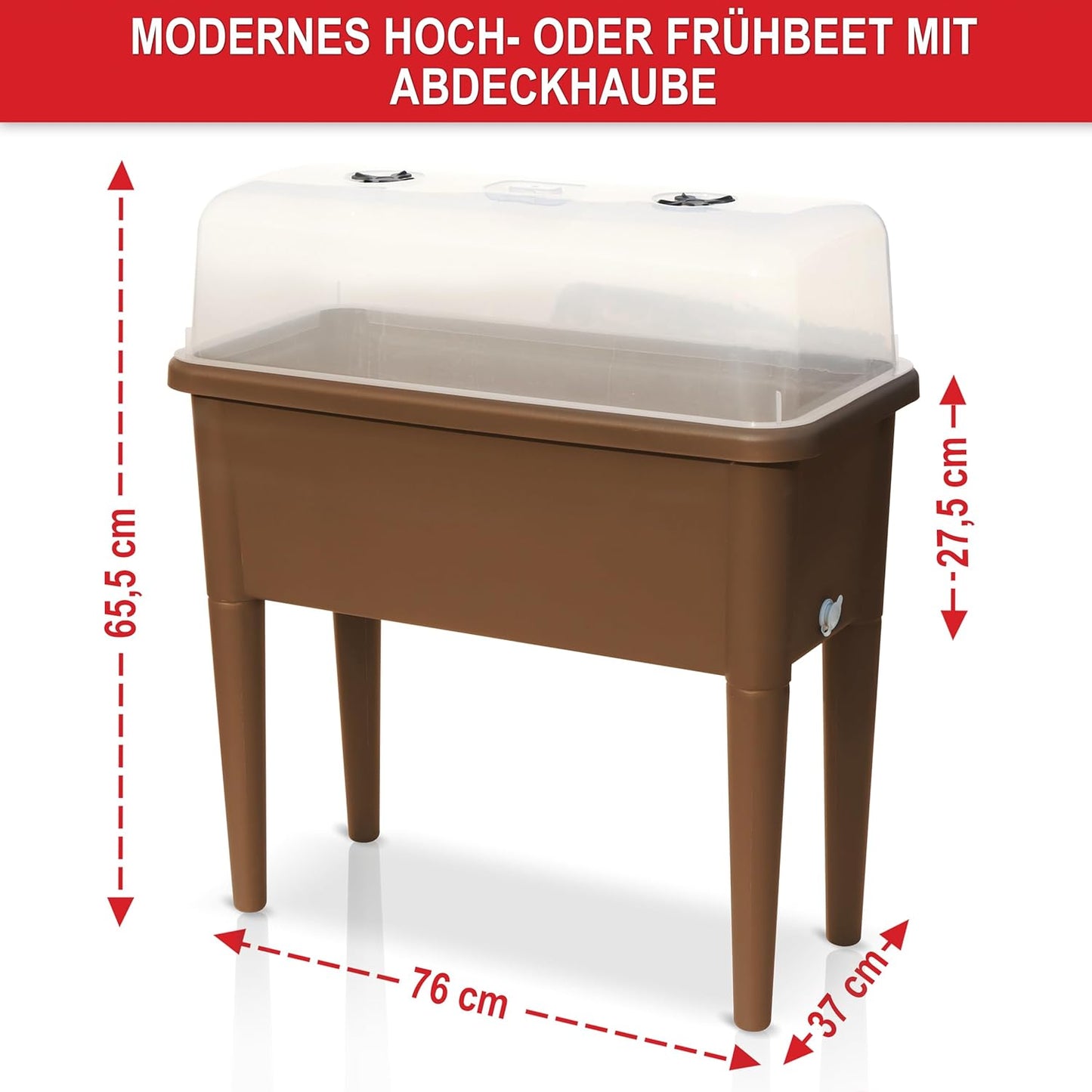Hochbeet Frühbeet Kräuterhochbeet Anzucht Pflanzkasten Coffee