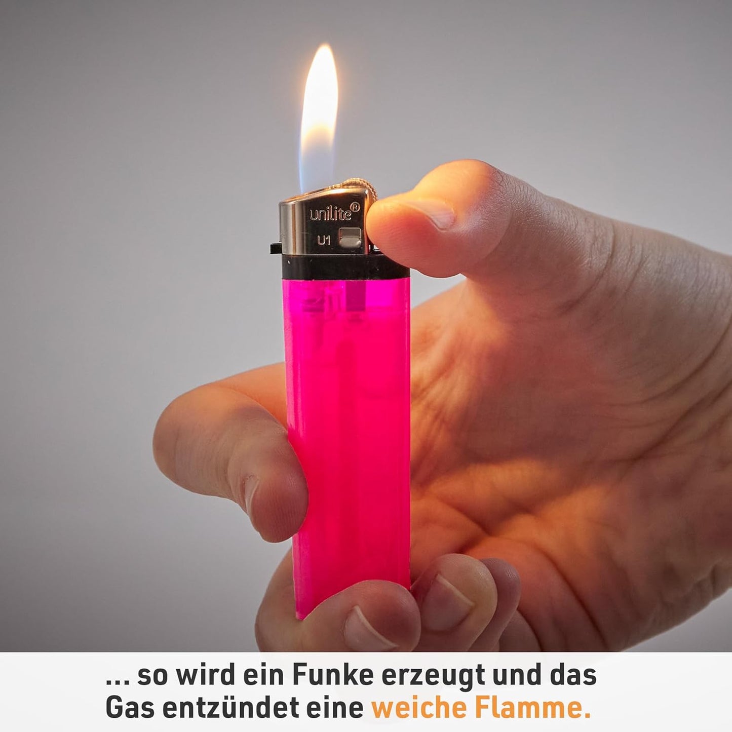 10 Stück Feuerzeuge Reibradfeuerzeuge Einwegfeuerzeug