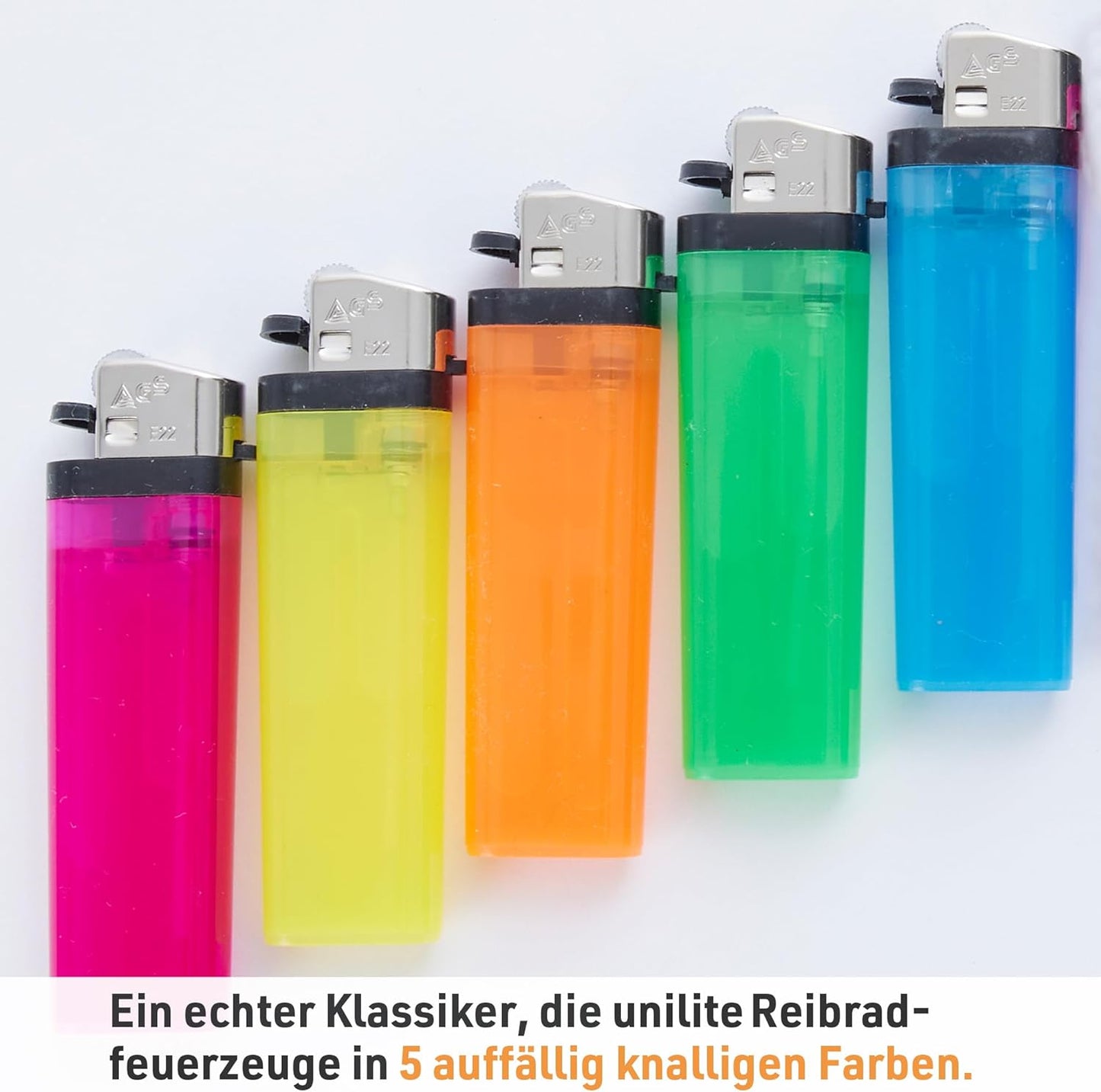 10 Stück Feuerzeuge Reibradfeuerzeuge Einwegfeuerzeug