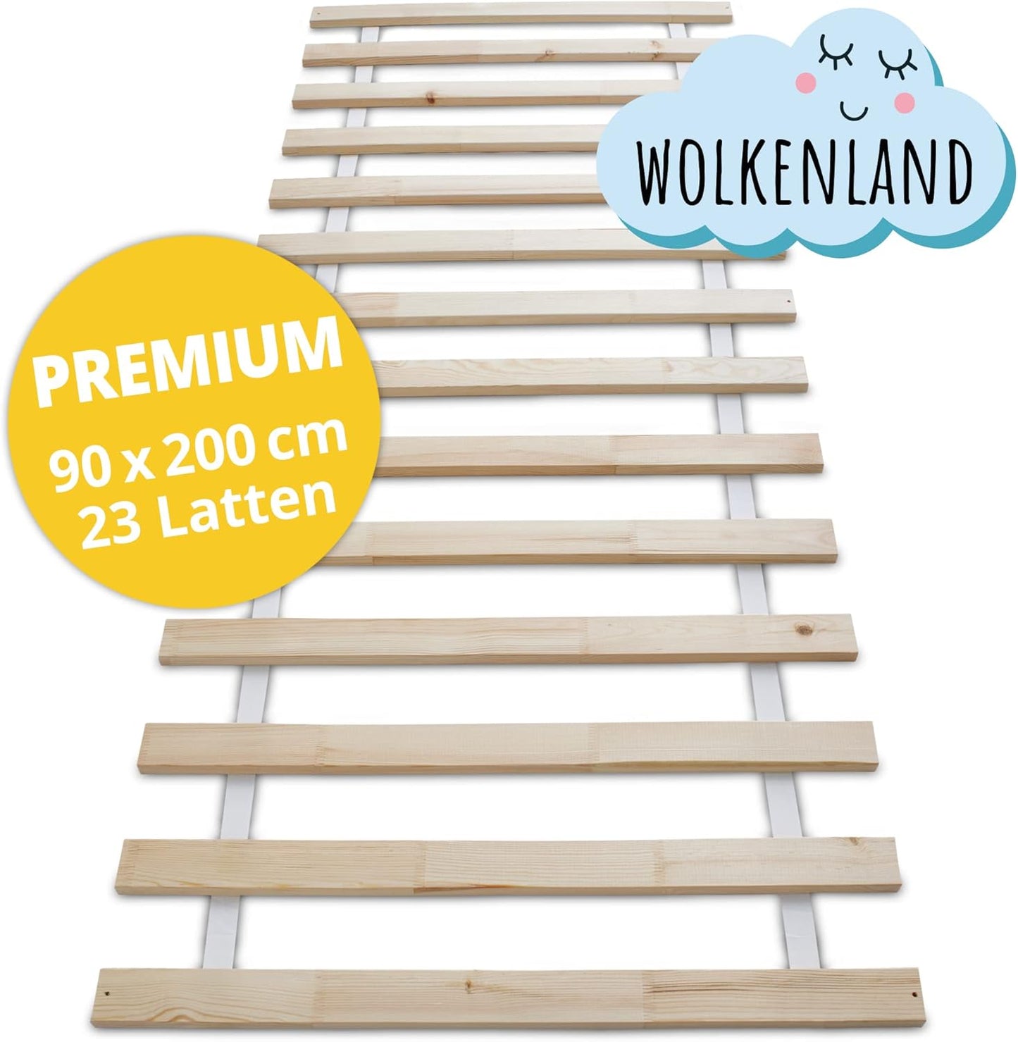 Rolllattenrost Lattenrost 90 x 200 cm 14 Latten