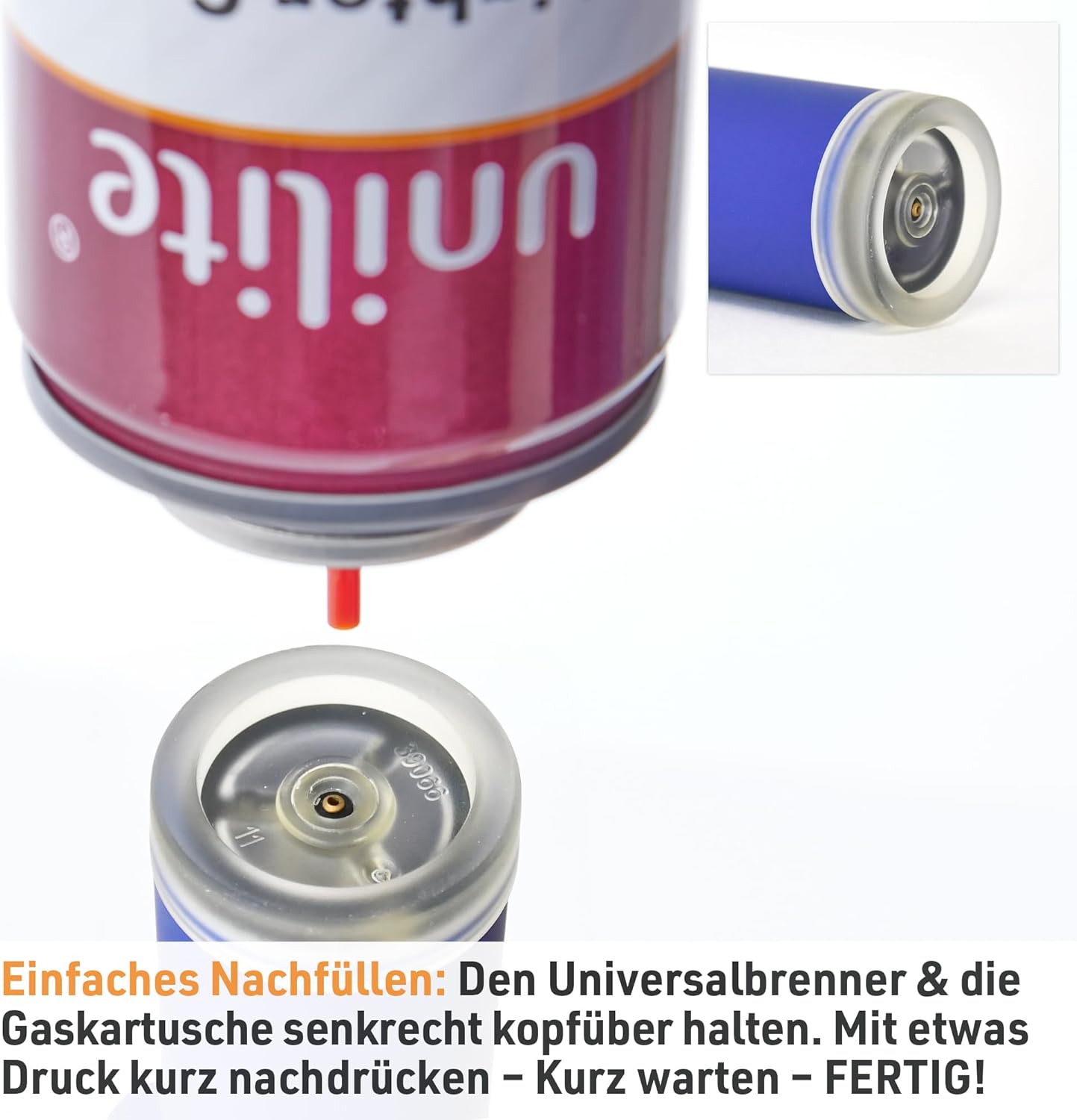 Sturmfeuerzeug Tokyo Blau + 100 ml Nachfüllgas