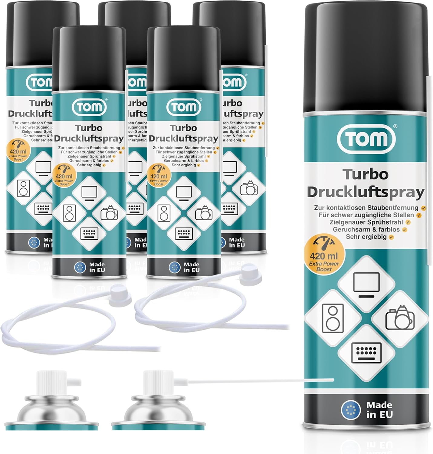 Druckluftspray 6er Set