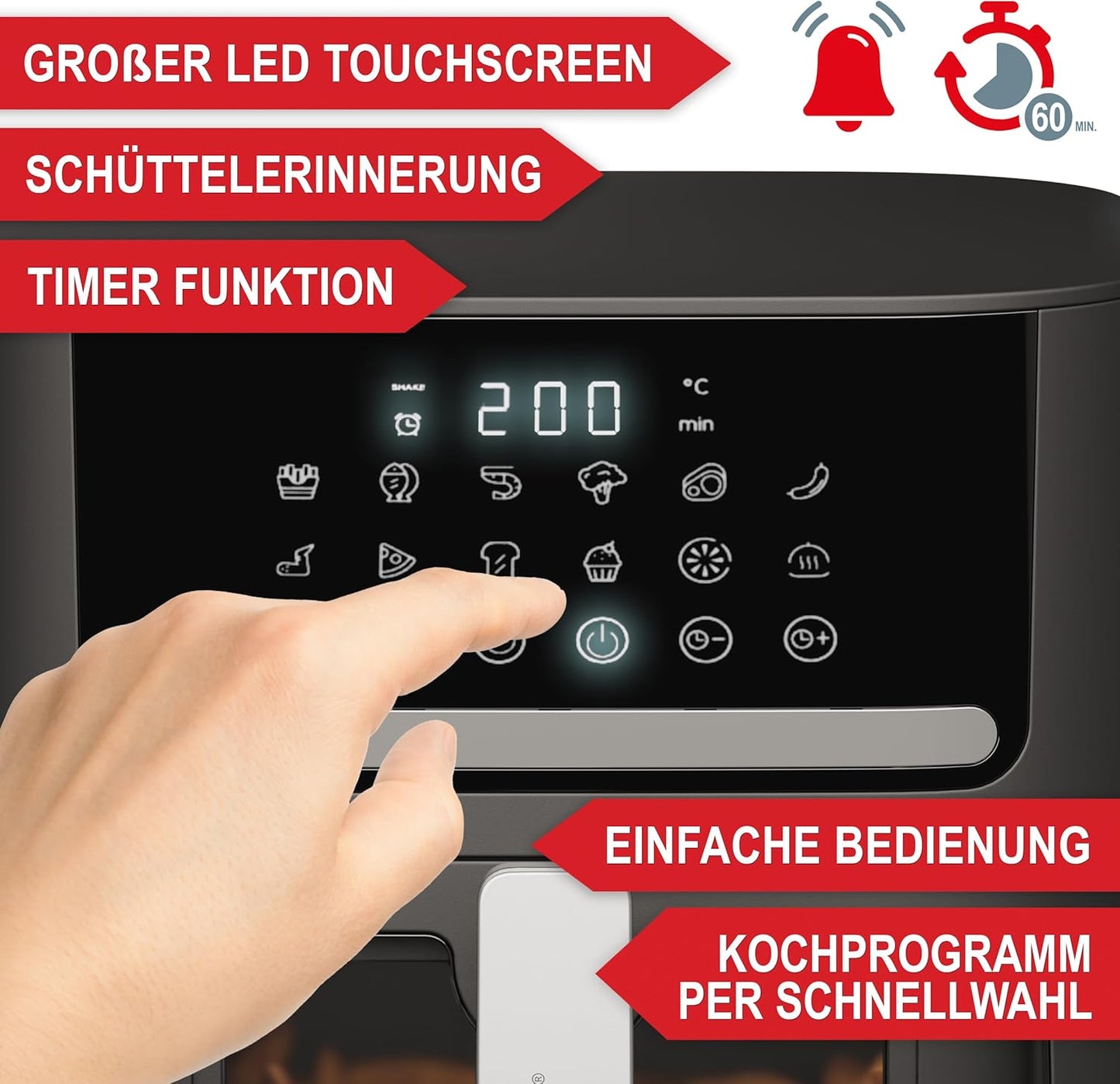 Heißluftfritteuse Airfryer