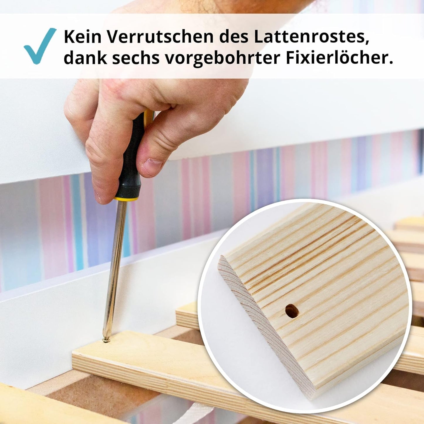 Rolllattenrost Lattenrost 140x 200 cm 23 Latten