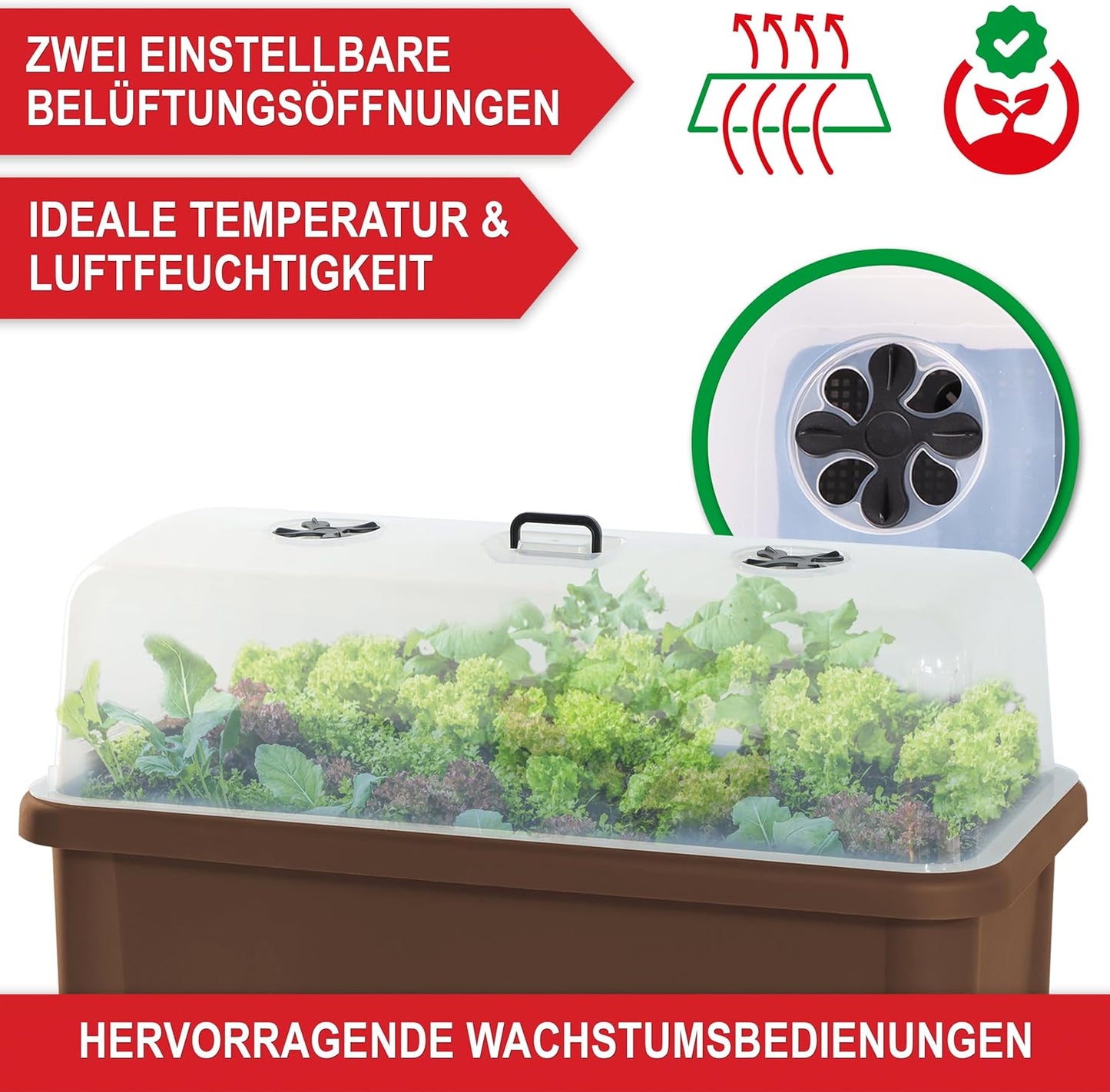 Hochbeet Frühbeet Kräuterhochbeet Anzucht Pflanzkasten Coffee