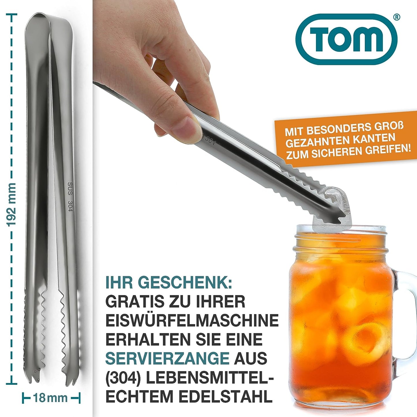 BITTE LESEN !!! Retourenware ! Eiswürfelmaschine Eiswürfelbereiter Eiswürfel Eiswürfelmacher mit 1,3 l Silber