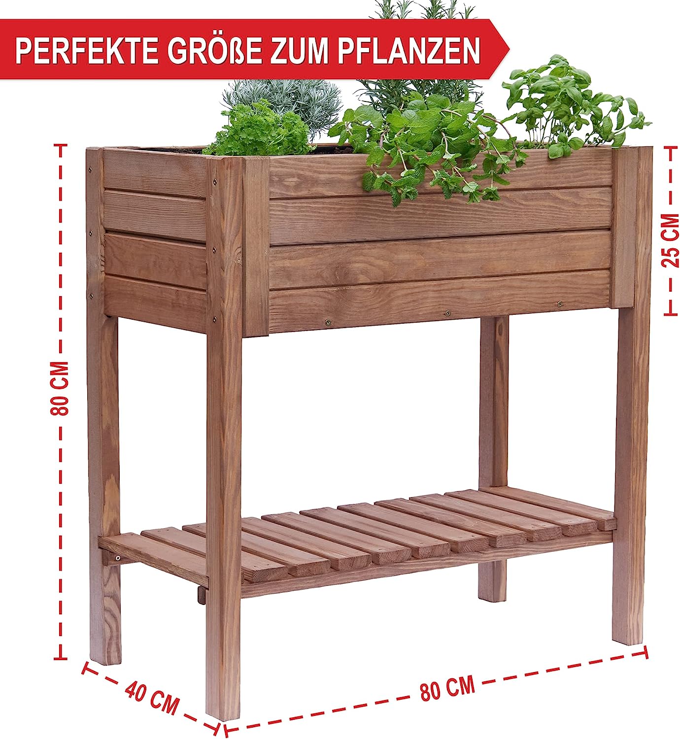Hochbeet 843 Braun