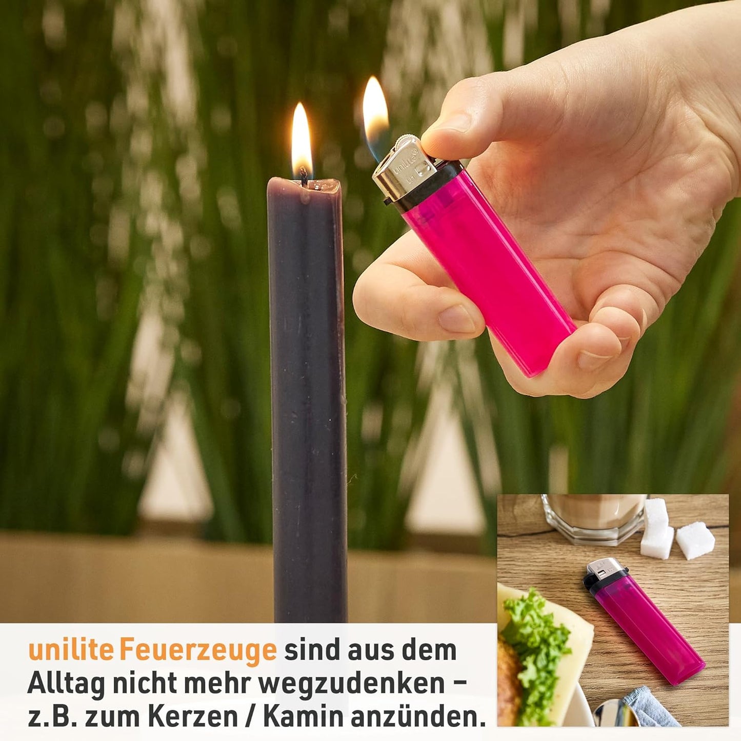 10 Stück Feuerzeuge Reibradfeuerzeuge Einwegfeuerzeug