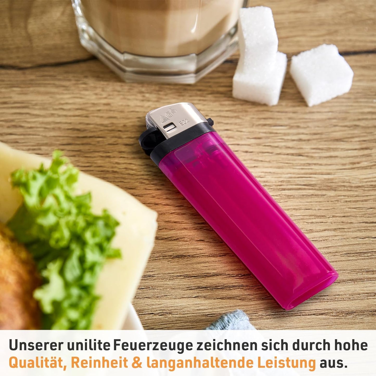 10 Stück Feuerzeuge Reibradfeuerzeuge Einwegfeuerzeug