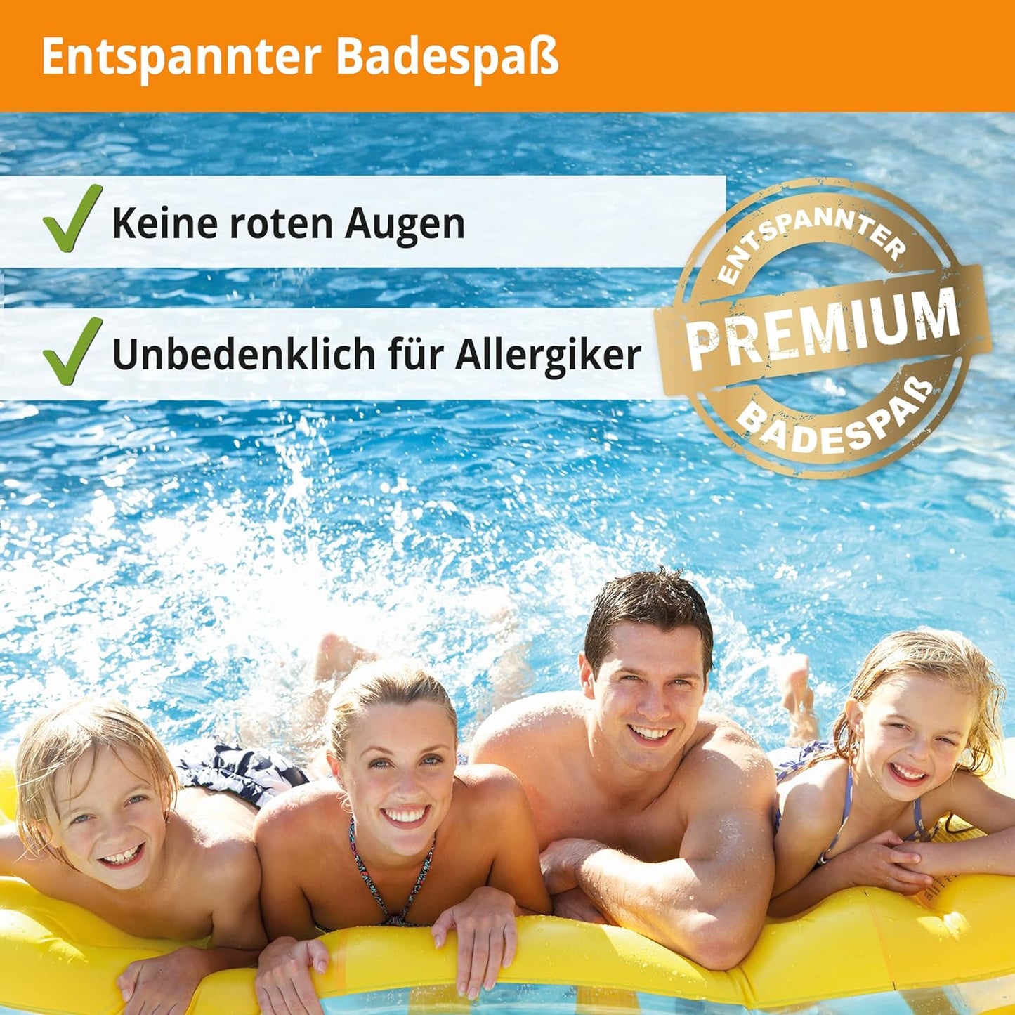 3-in-1 Flüssigkeit, Poolreinigung Wasserpflege Desinfektion und Säuberung