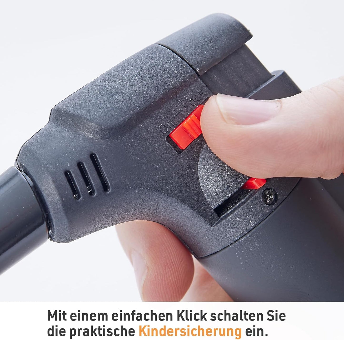 Sturmfeuerzeug Tokyo Schwarz + 100 ml Nachfüllgas