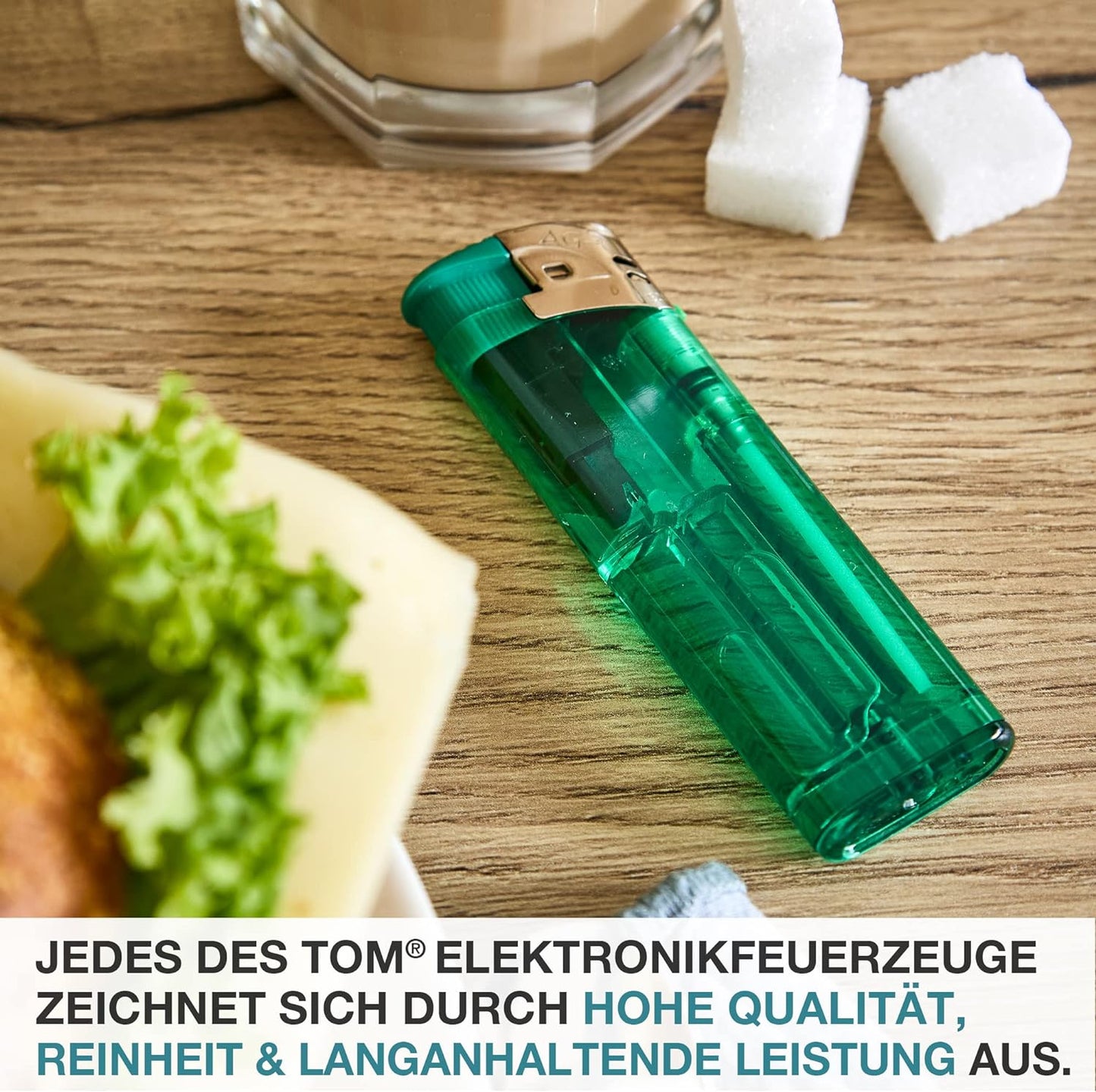 50 Elektro-Feuerzeuge mit Gas befüllt 5 Farben Elektronik Feuerzeug Gasfeuerzeug