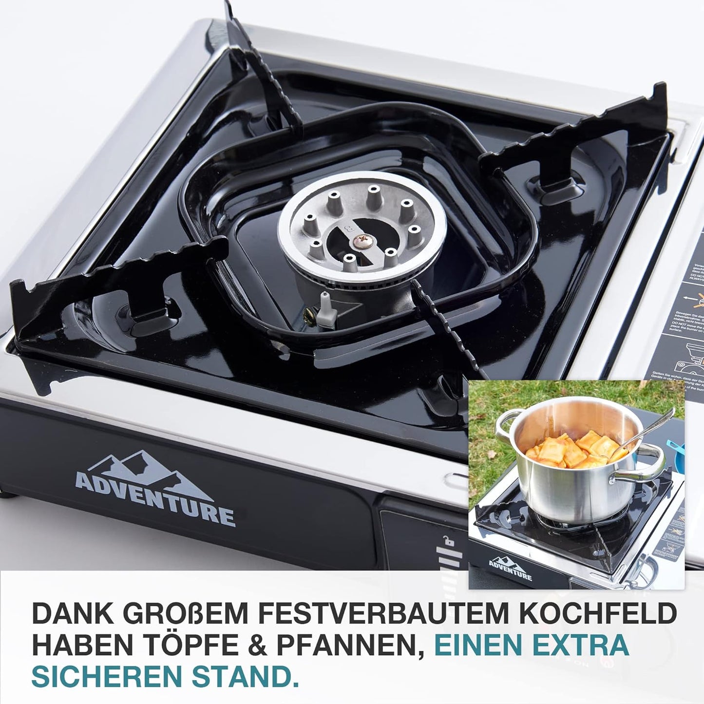 Campingkocher Edelstahl