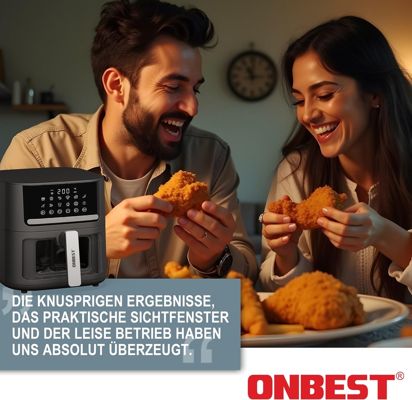Heißluftfritteuse Airfryer