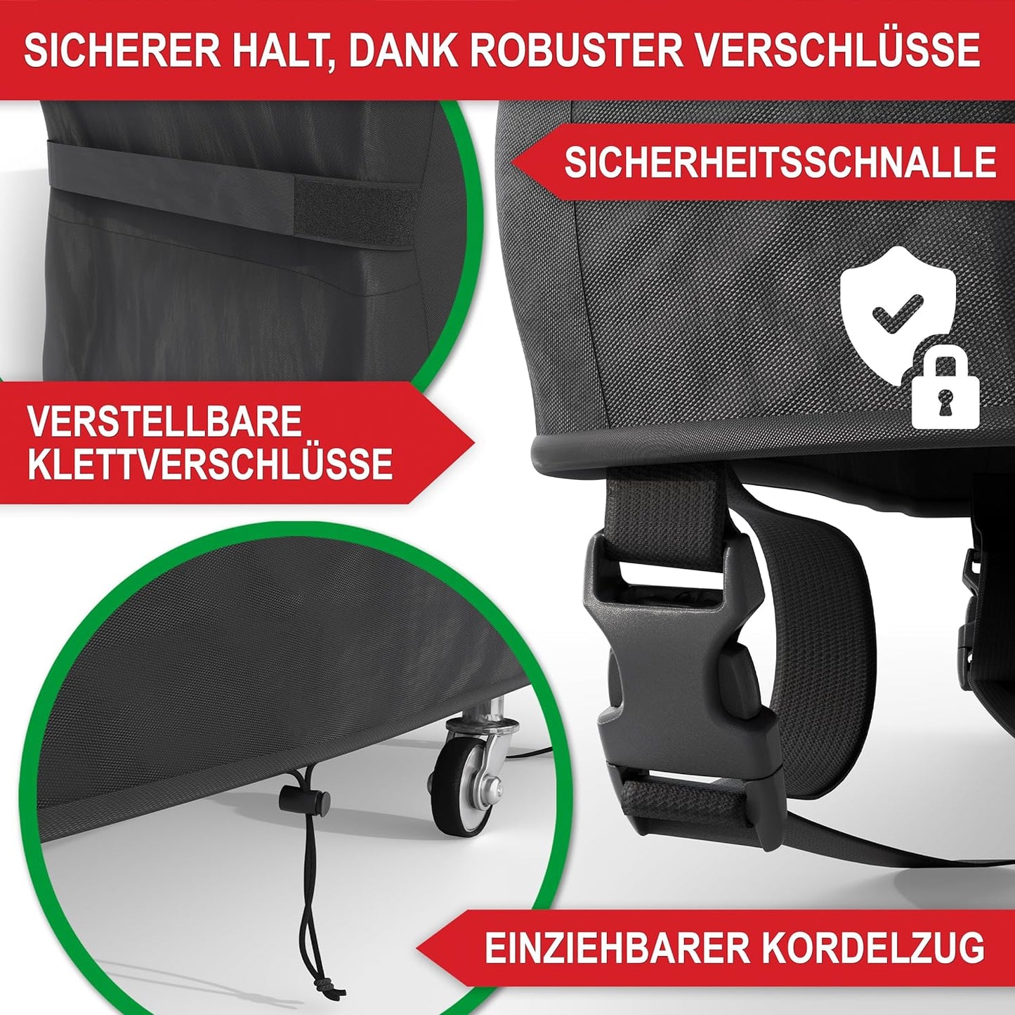 Grill Abdeckhaube 150 x 65 x 125 cm