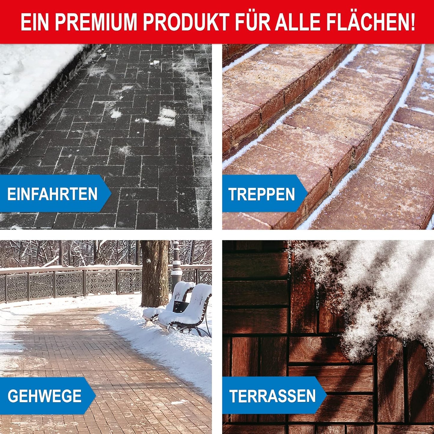 Winterstreugranulat Auftau Granulat Streumittel Alternative zu Streusalz Tierfreundlich & Umweltschonend