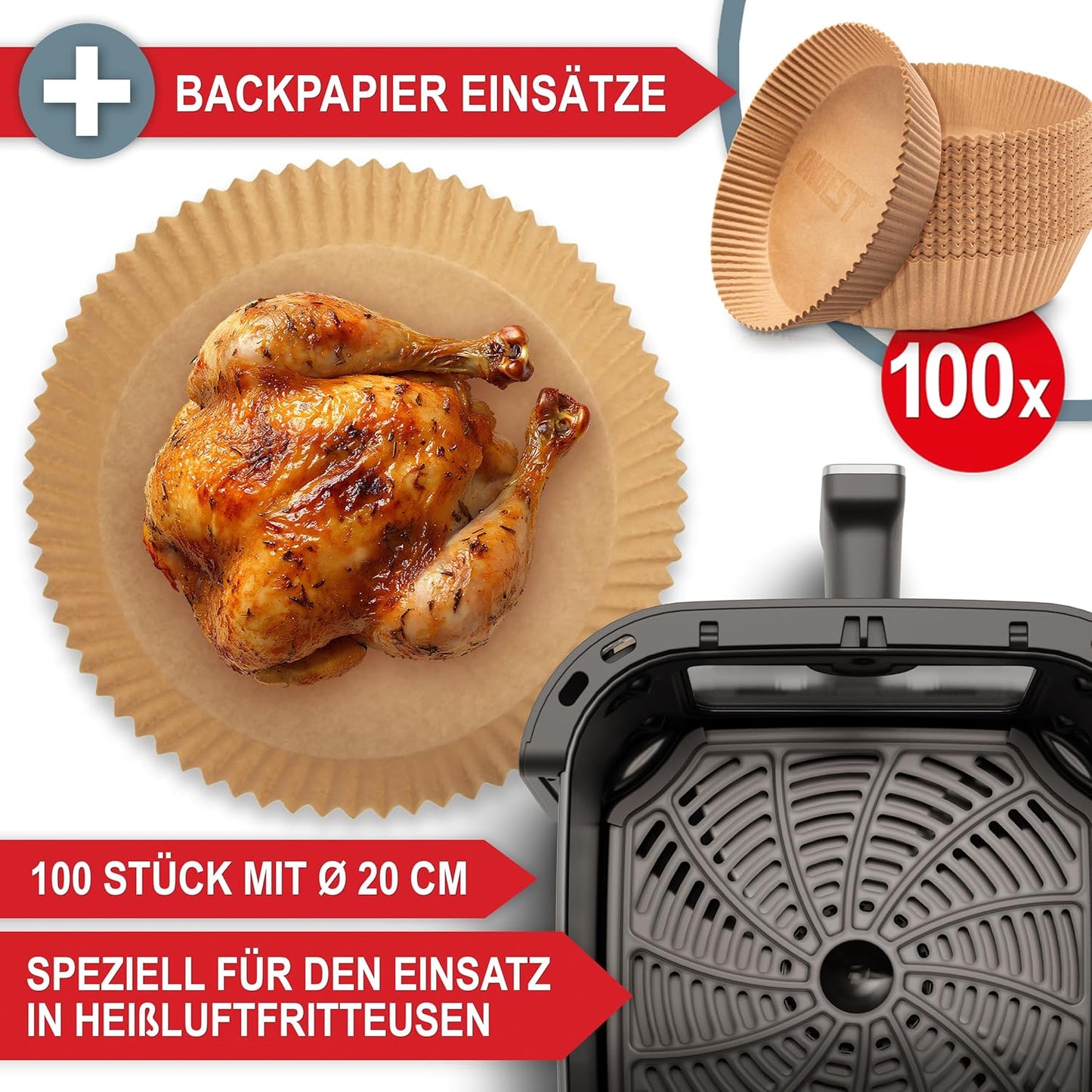 Heißluftfritteuse Airfryer