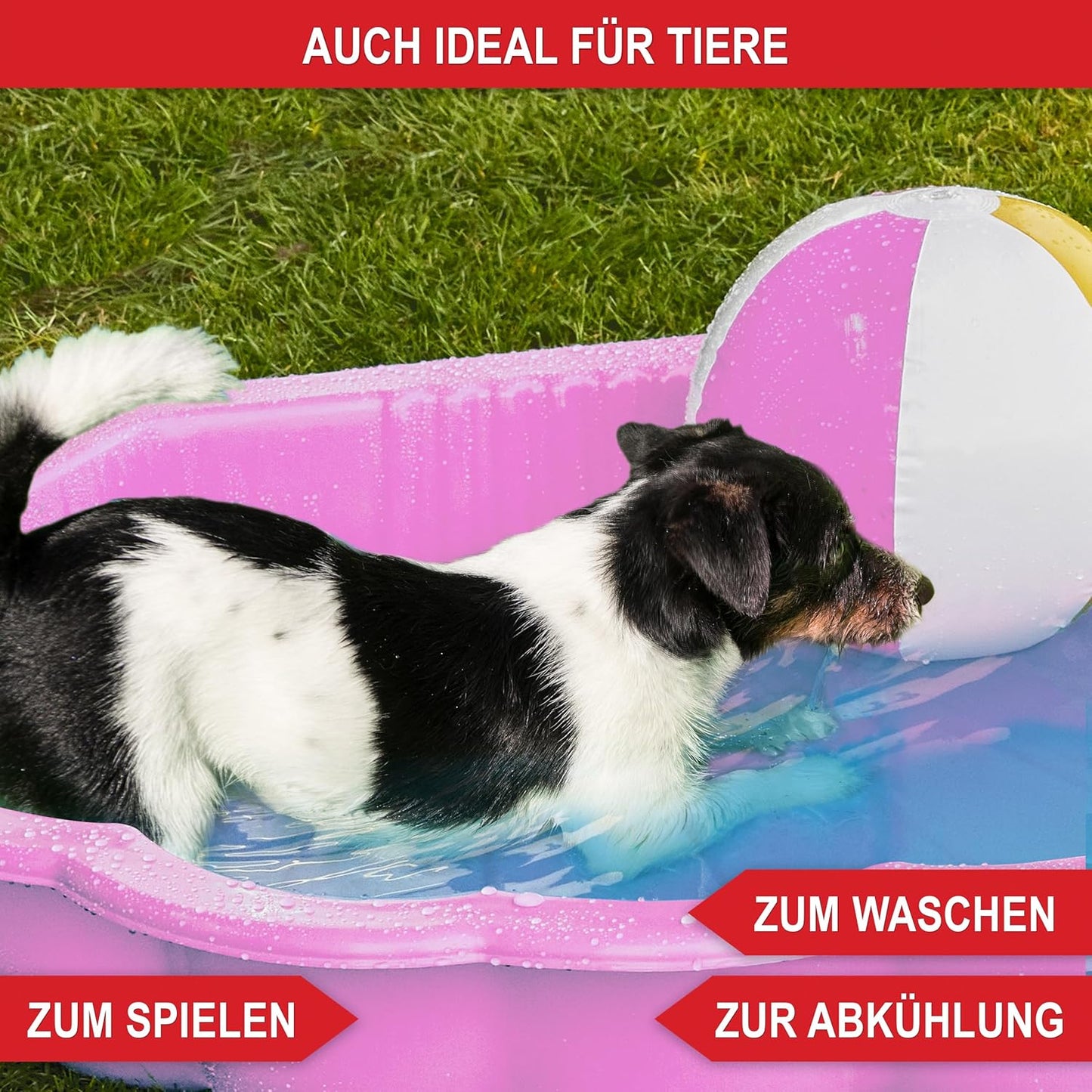 Sandkasten Muschel Rosa 88 x 78 x 38