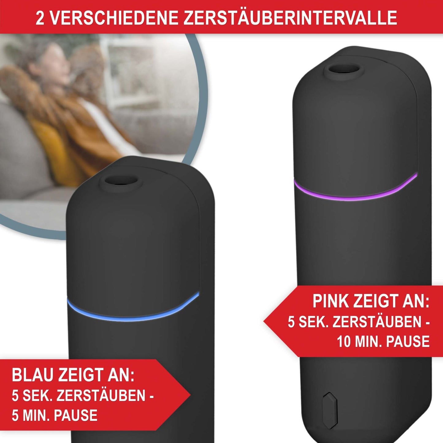 Aromadiffuser Schwarz
