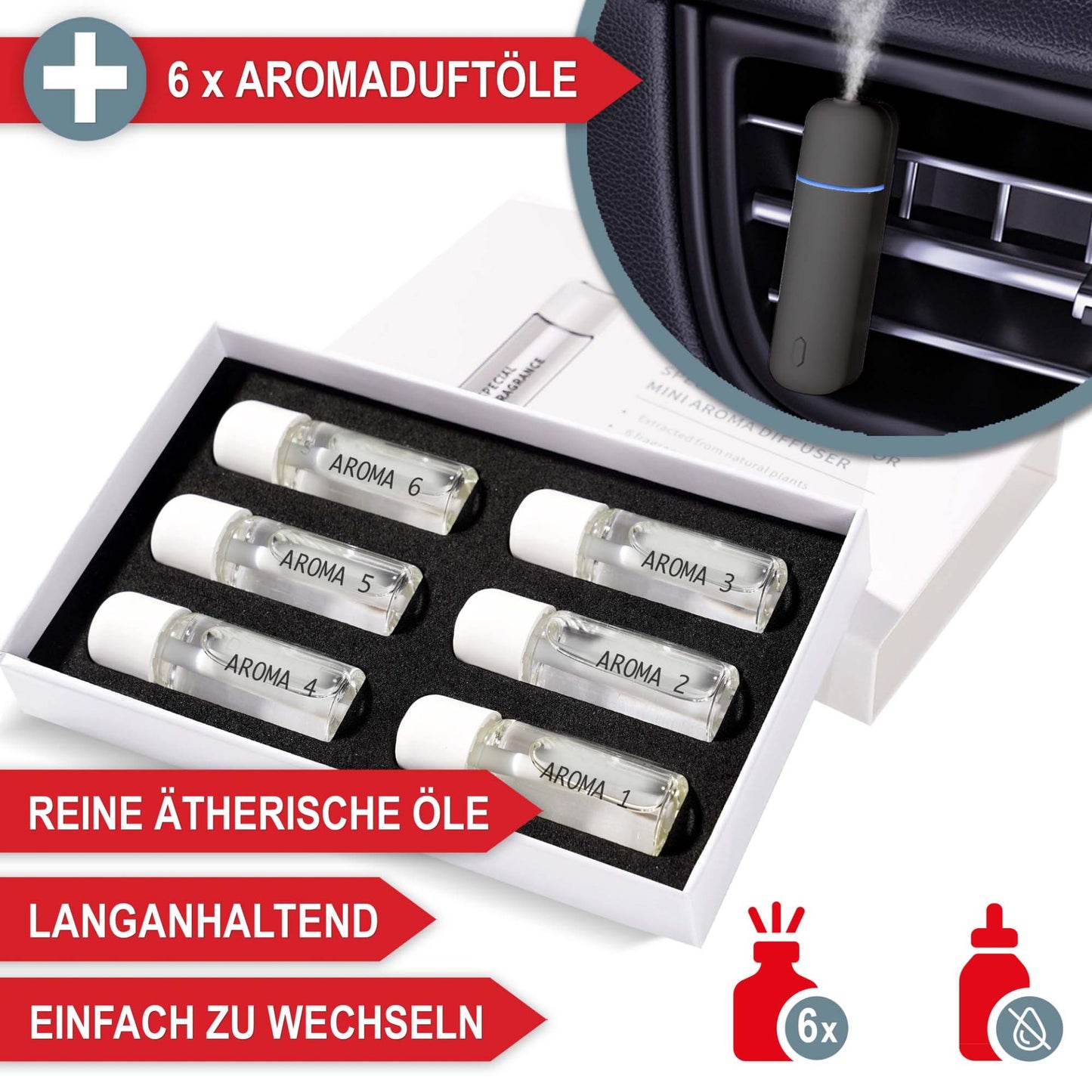 Aromadiffuser Schwarz