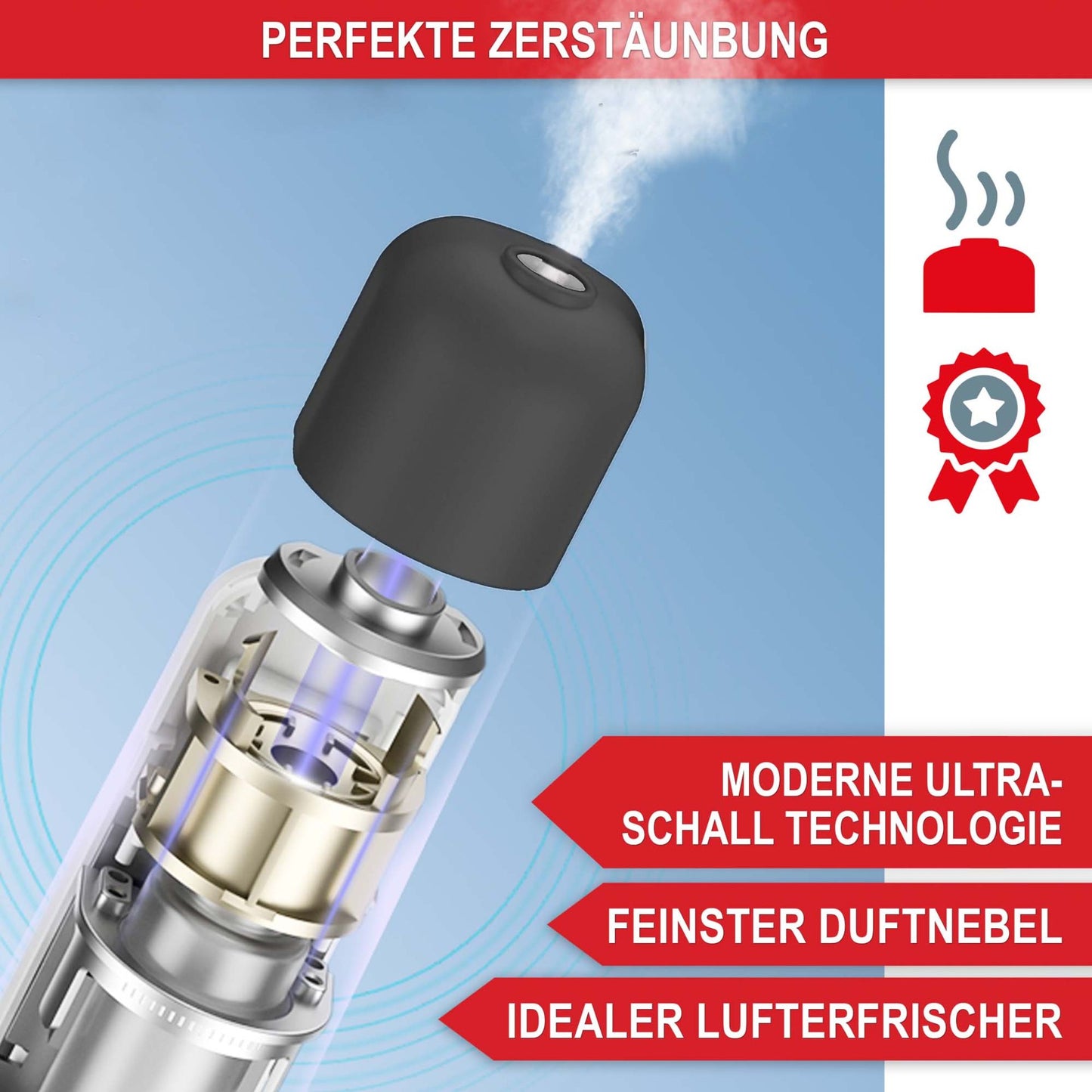 Aromadiffuser Schwarz