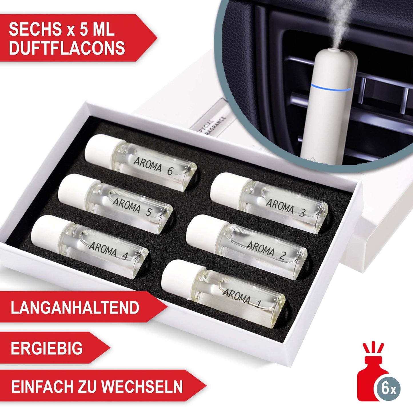 Aromadiffuser Nachfüllset 6er